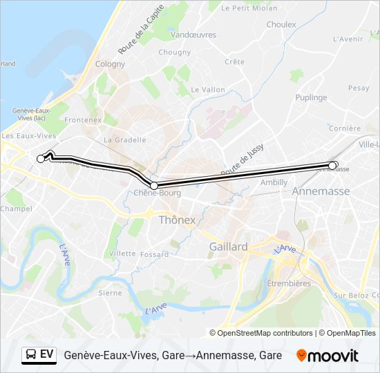EV Bus Line Map