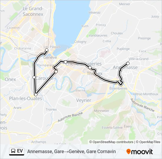 EV Bus Line Map