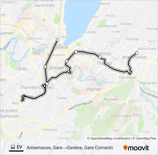 EV Bus Line Map