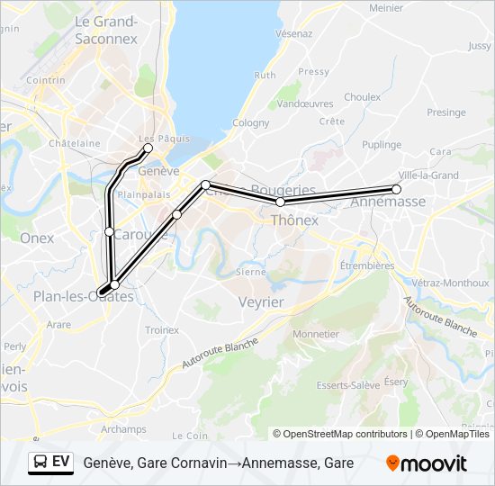 EV Bus Line Map