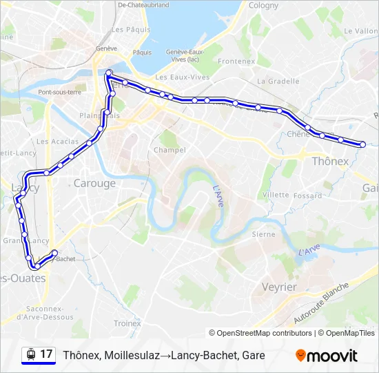 17 Light Rail Line Map