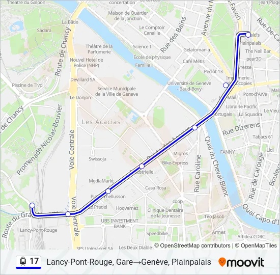 17 Light Rail Line Map