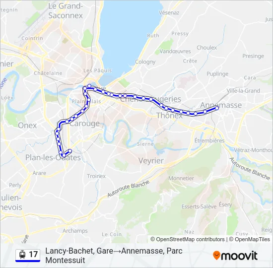 17 Light Rail Line Map