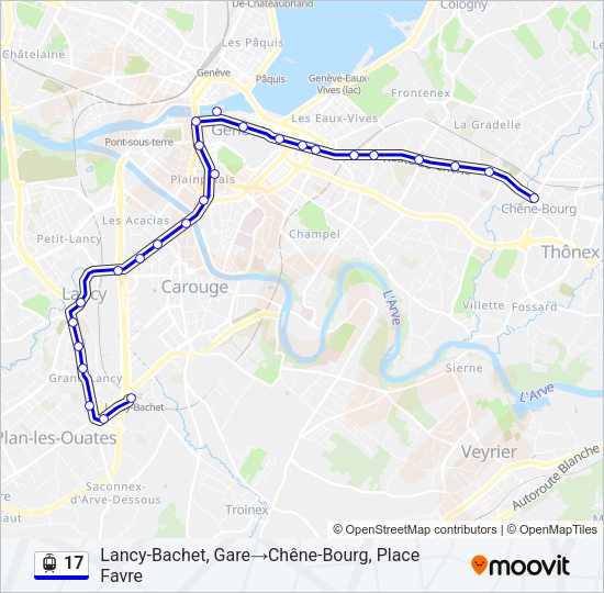 17 Light Rail Line Map