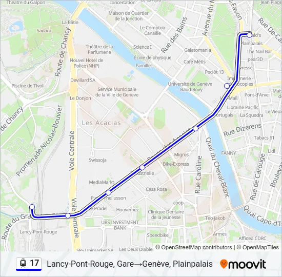 17 Light Rail Line Map