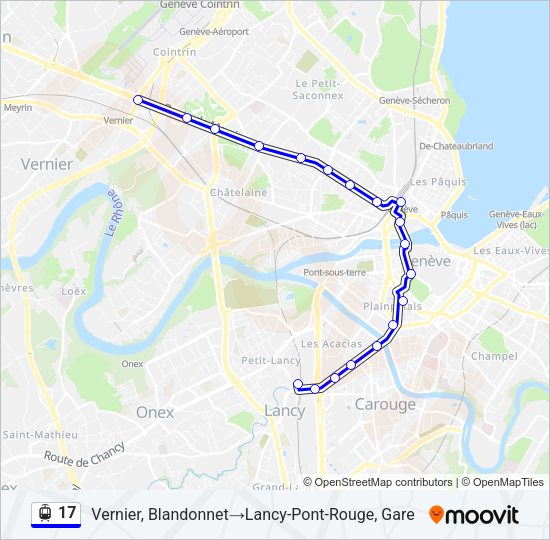17 Light Rail Line Map