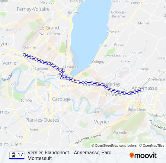 17 Light Rail Line Map