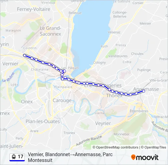 17 Light Rail Line Map