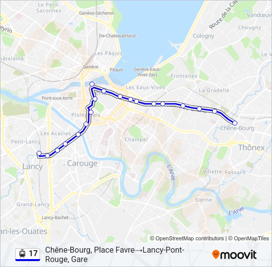 17 Light Rail Line Map