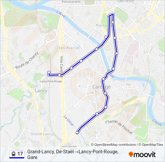 17 Light Rail Line Map