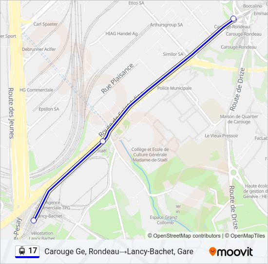 17 Light Rail Line Map