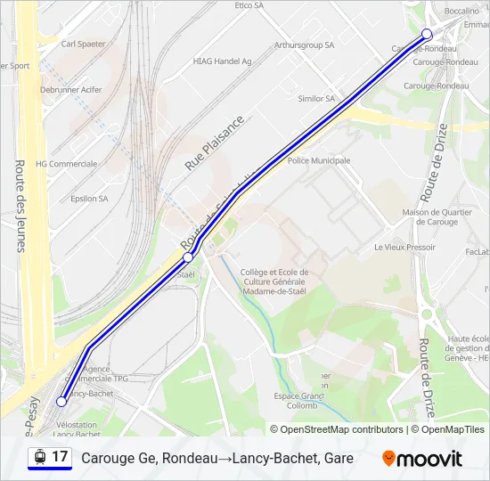 17 Light Rail Line Map