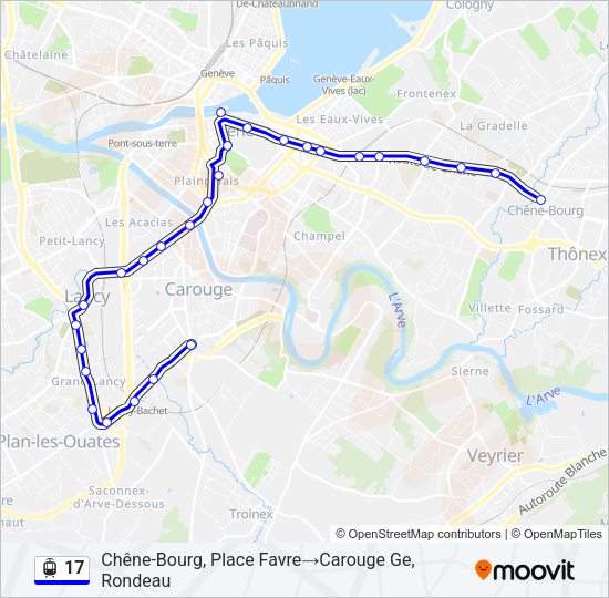 17 Light Rail Line Map