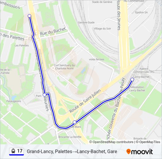 17 Light Rail Line Map