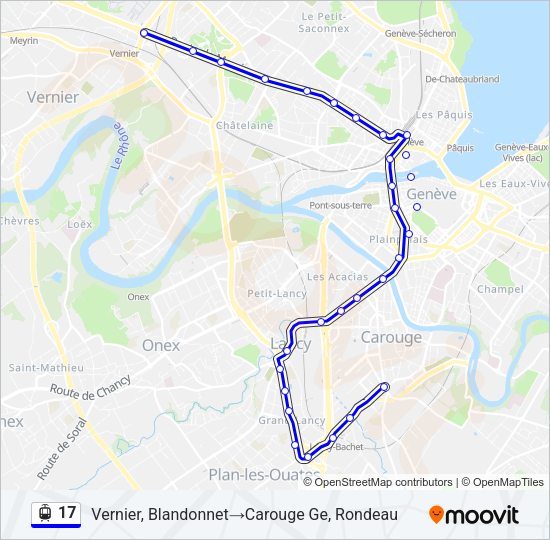 17 Light Rail Line Map