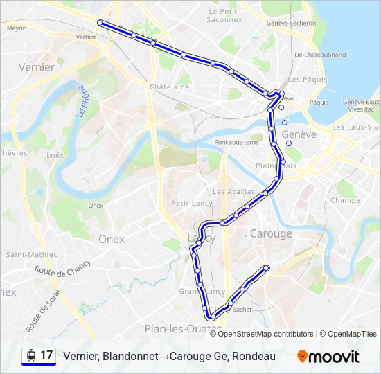 17 Light Rail Line Map
