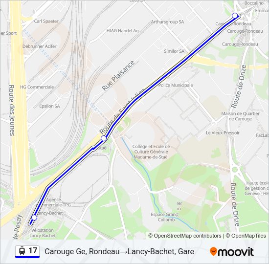 17 Light Rail Line Map