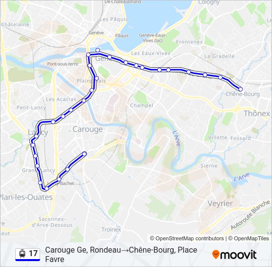 17 Light Rail Line Map