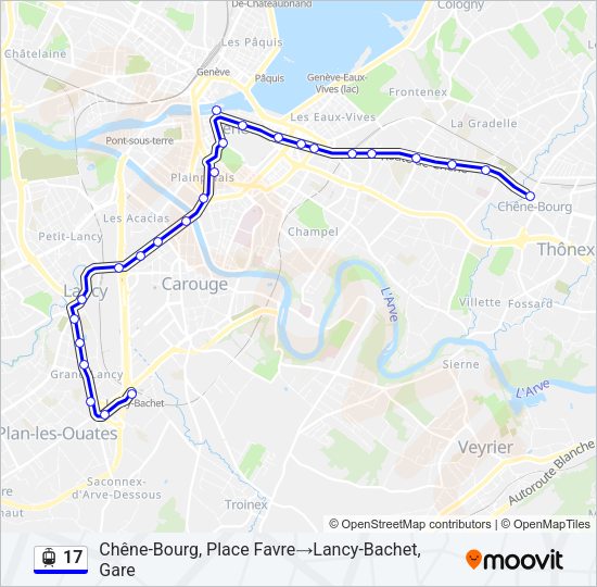 17 Light Rail Line Map