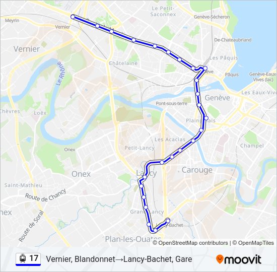17 Light Rail Line Map