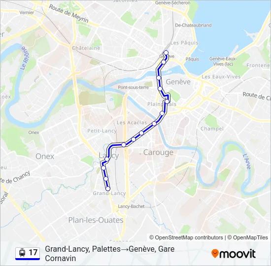 17 Light Rail Line Map