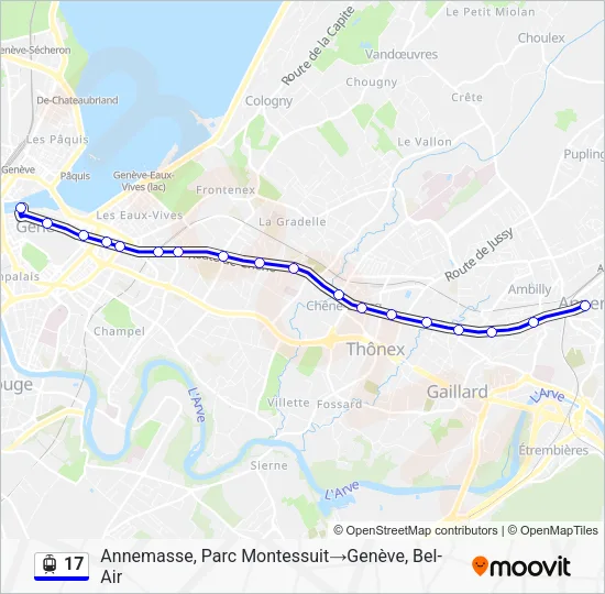 17 Light Rail Line Map