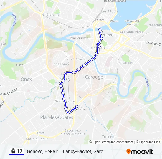 17 Light Rail Line Map