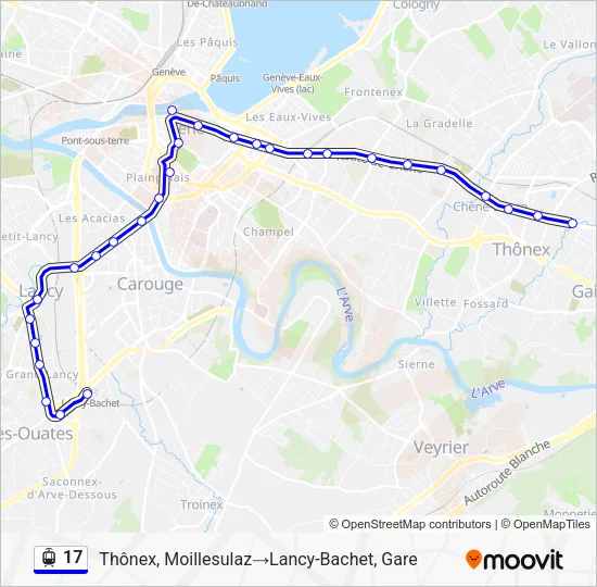 17 Light Rail Line Map
