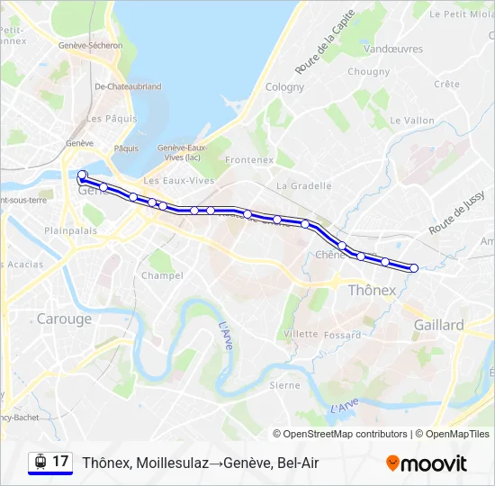 17 Light Rail Line Map