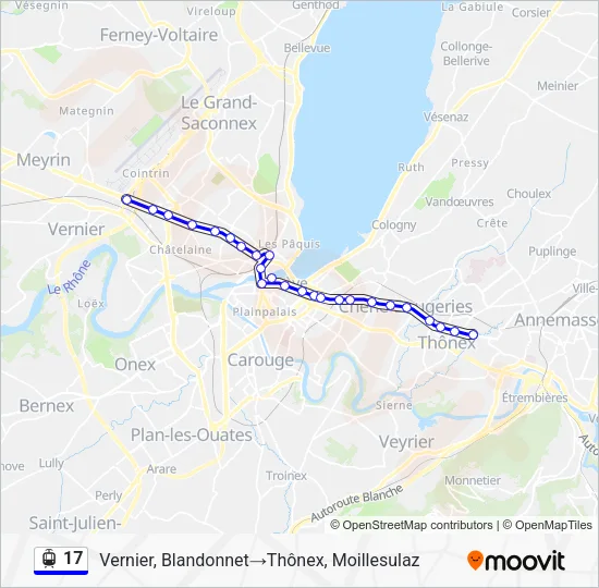 17 Light Rail Line Map