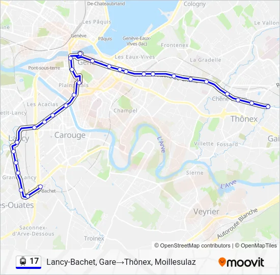 17 Light Rail Line Map