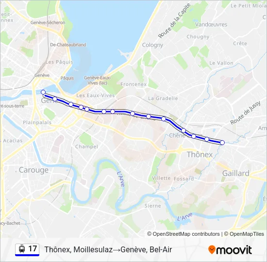 17 Light Rail Line Map