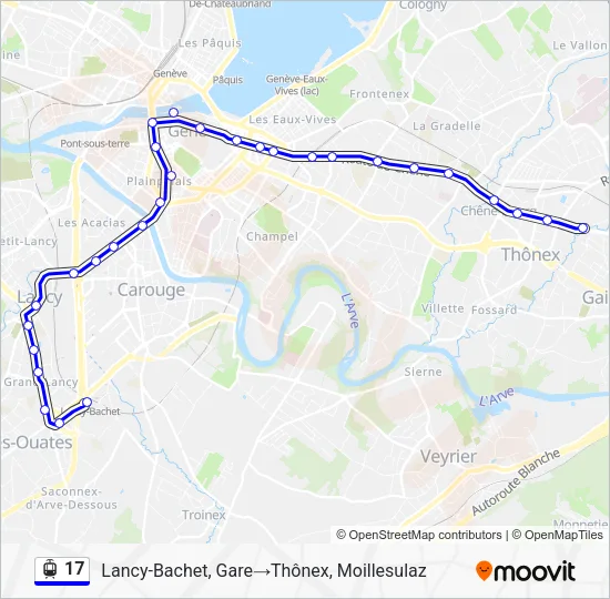 17 Light Rail Line Map
