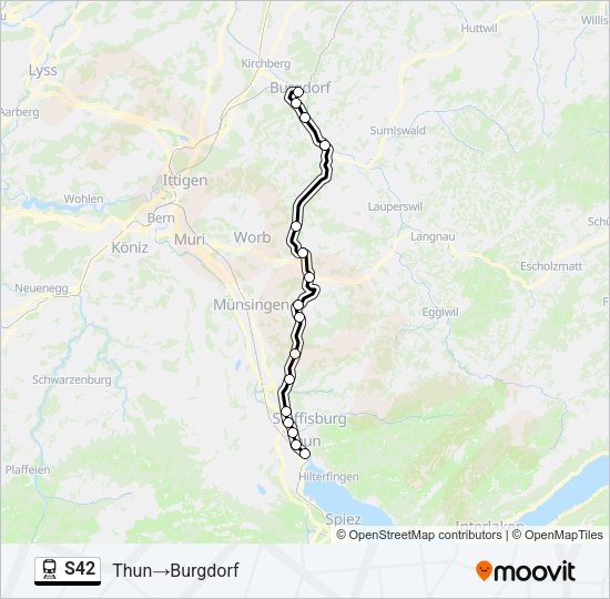 S42 Train Line Map
