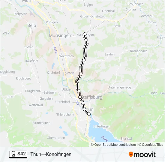 S42 Train Line Map