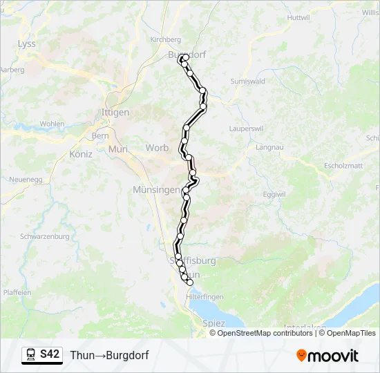 S42 Train Line Map