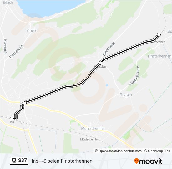 S37 Train Line Map