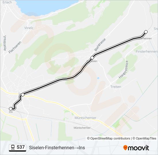 S37 Train Line Map