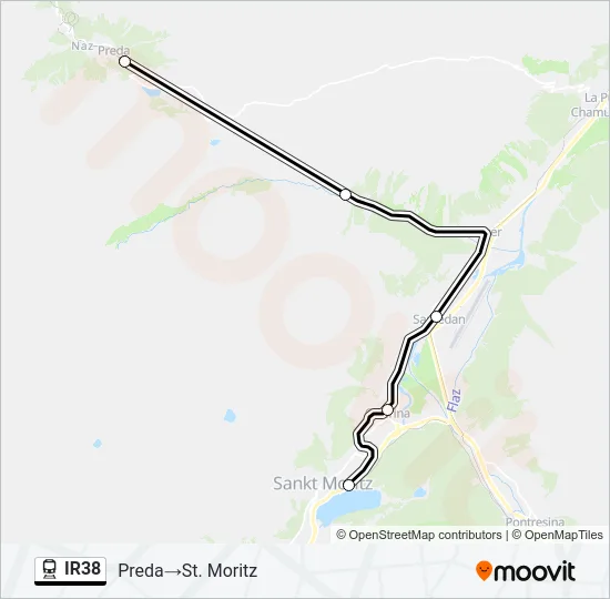 IR38 Train Line Map