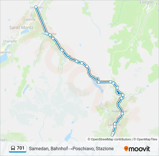 701  Line Map