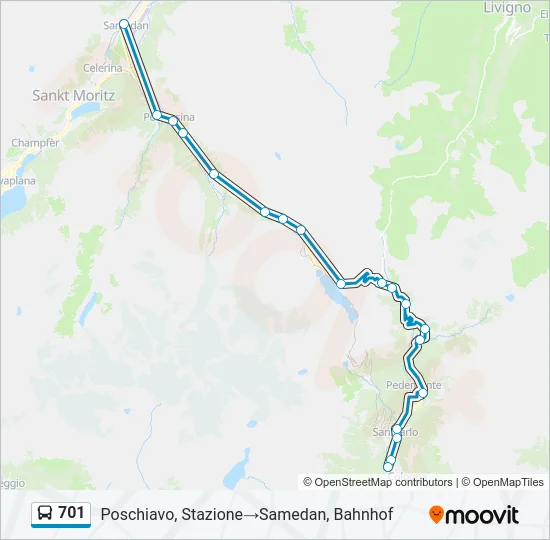 701  Line Map