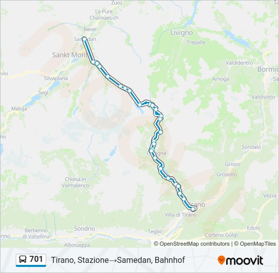 701  Line Map