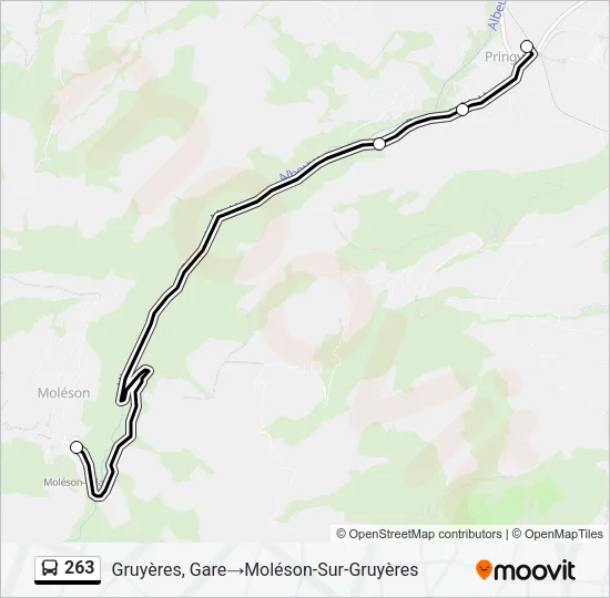 263 Bus Line Map