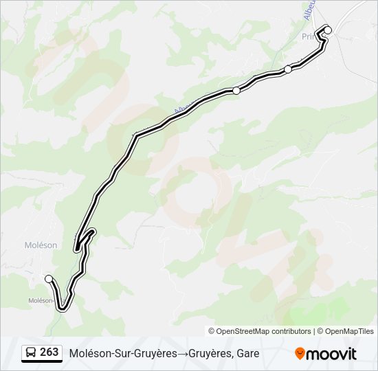 263 Bus Line Map