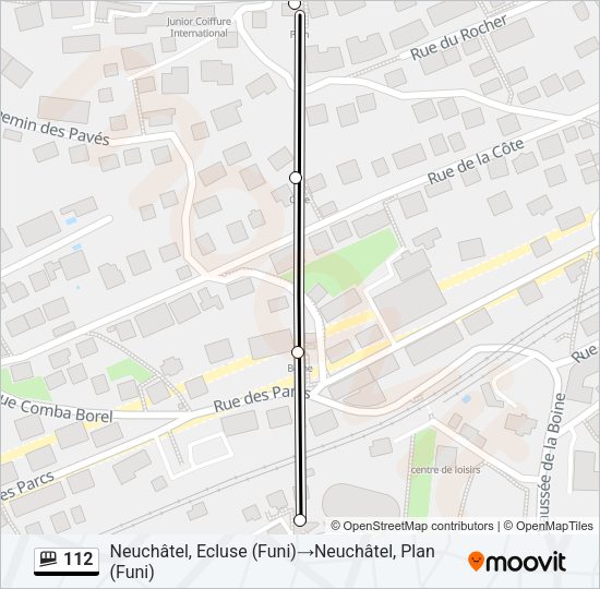 112 Funicular Line Map