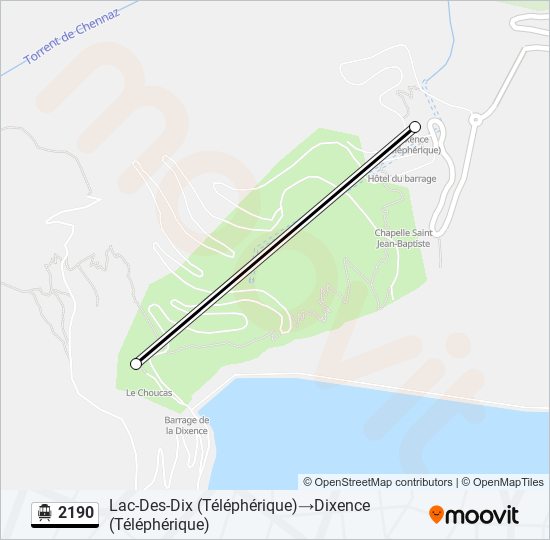 2190 Cable Car Line Map