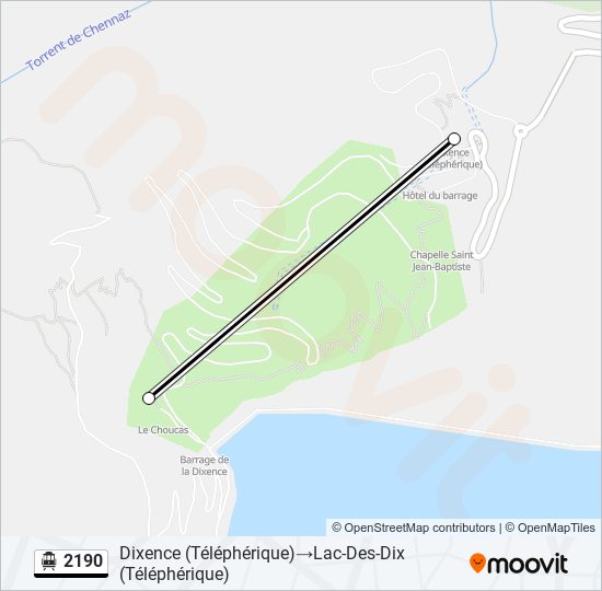 2190 Cable Car Line Map