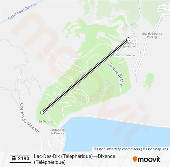 2190 Cable Car Line Map