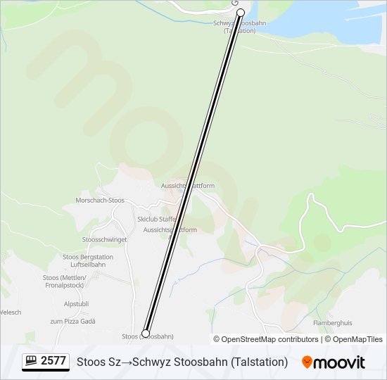2577 Funicular Line Map