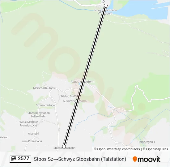2577 Funicular Line Map